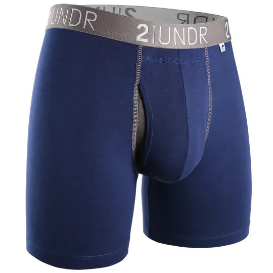 2UNDR Swing Shift Boxer Brief - Black / Navy
