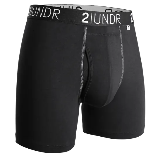 2UNDR Swing Shift Boxer Brief - Black / Navy