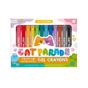 Cat Parade Gel Crayons (set of 12)