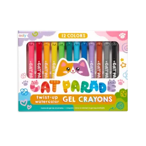 Cat Parade Twist Up Watercolor Gel Crayons