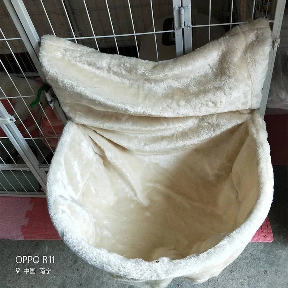 Cat Plush Radiator Bag - Soft Cat Hanging Bed - Strong Durable Iron Frame - Warm and Cosy Cat Hanging Hammock for Small Pets