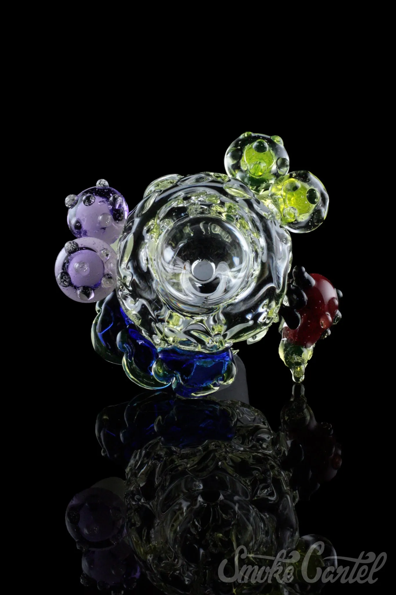 Empire Glassworks "Cozmic Critters" UV Reactive Bowl Piece
