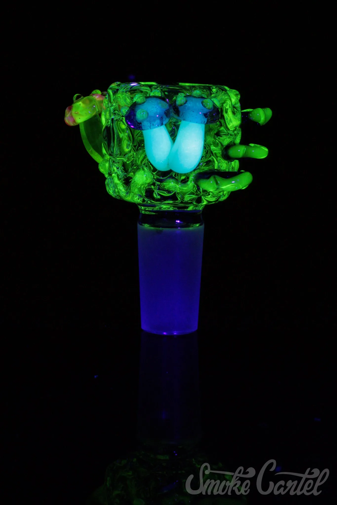 Empire Glassworks "Cozmic Critters" UV Reactive Bowl Piece