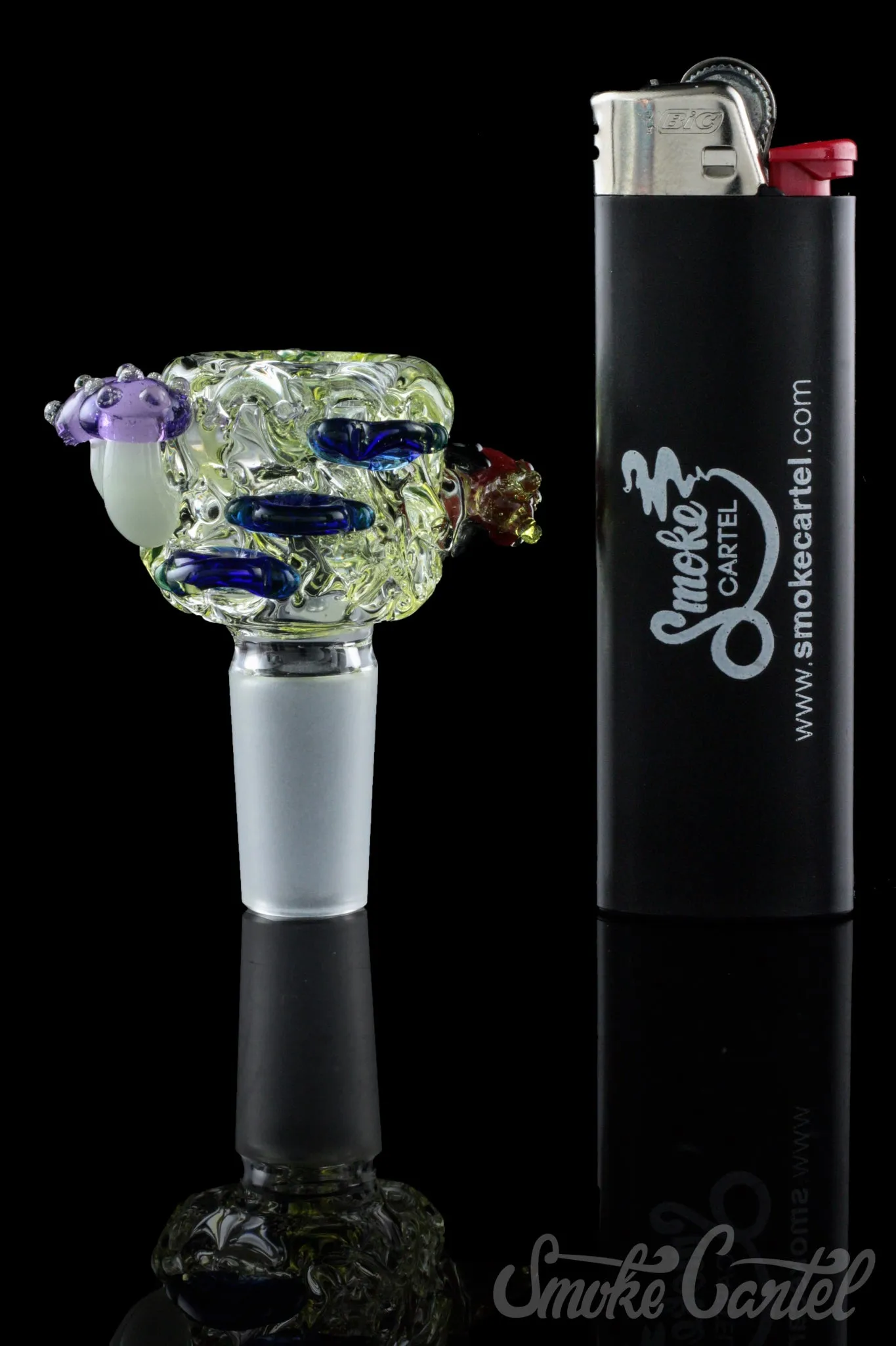 Empire Glassworks "Cozmic Critters" UV Reactive Bowl Piece