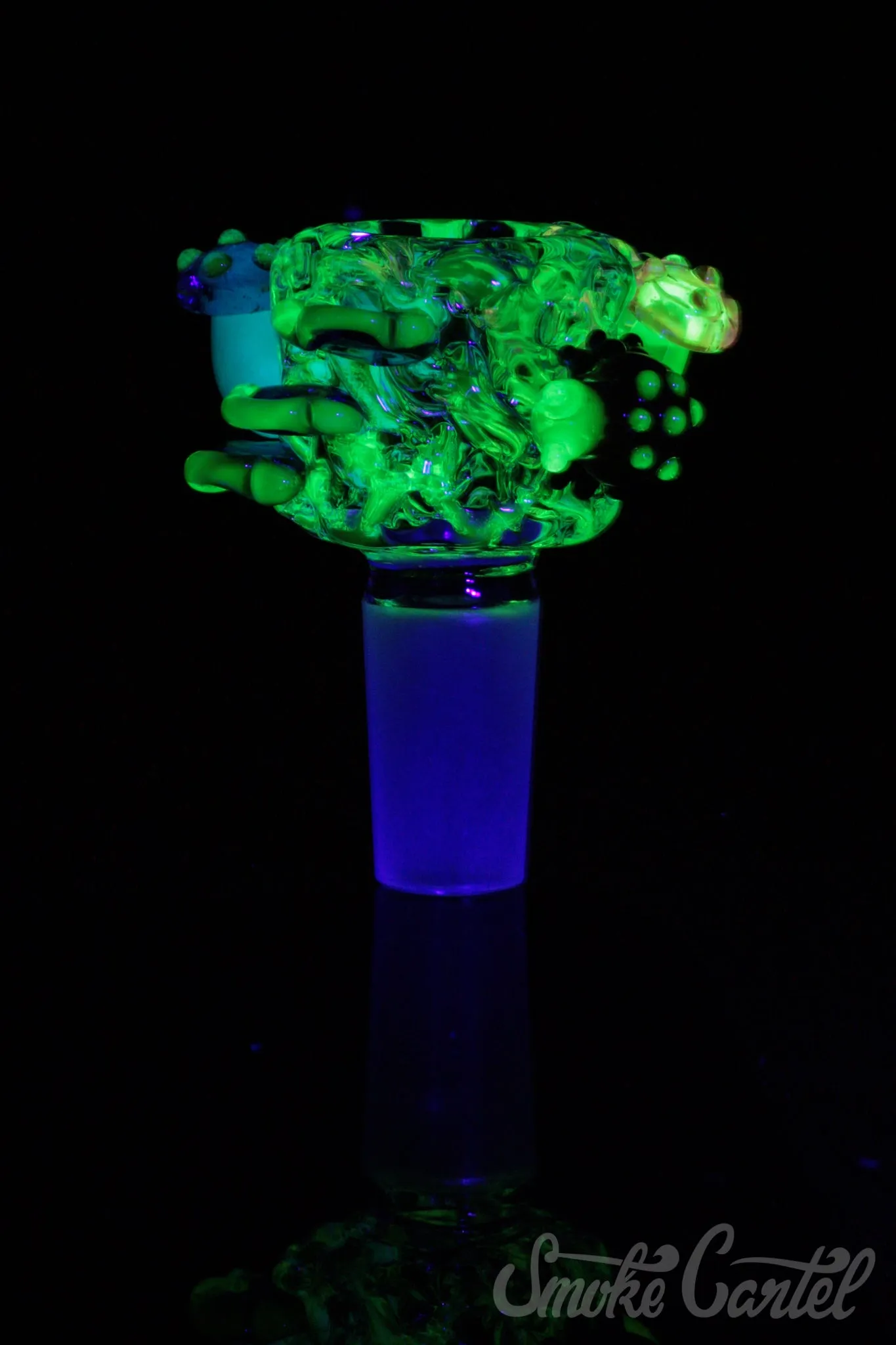 Empire Glassworks "Cozmic Critters" UV Reactive Bowl Piece