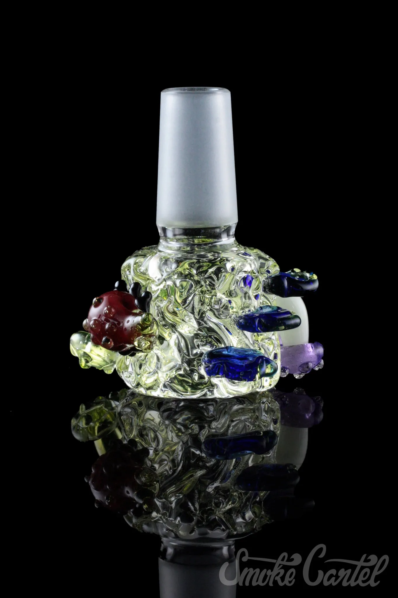 Empire Glassworks "Cozmic Critters" UV Reactive Bowl Piece