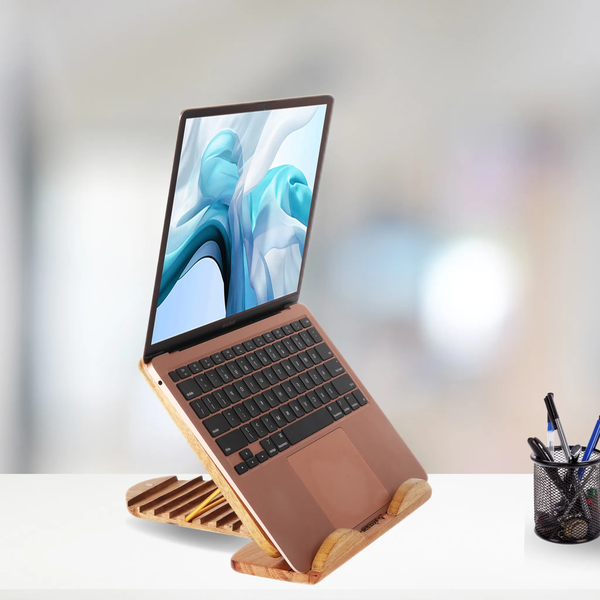 Ergonomic Laptop Stand & iPad/Tablet Riser