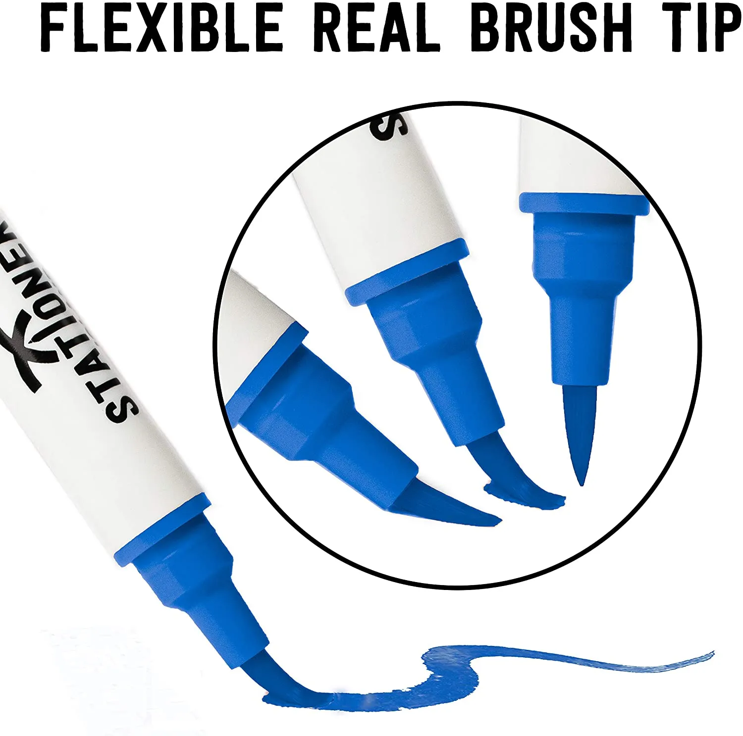 Essential Colours Brush Pens - Pack of 24   Aqua Brush