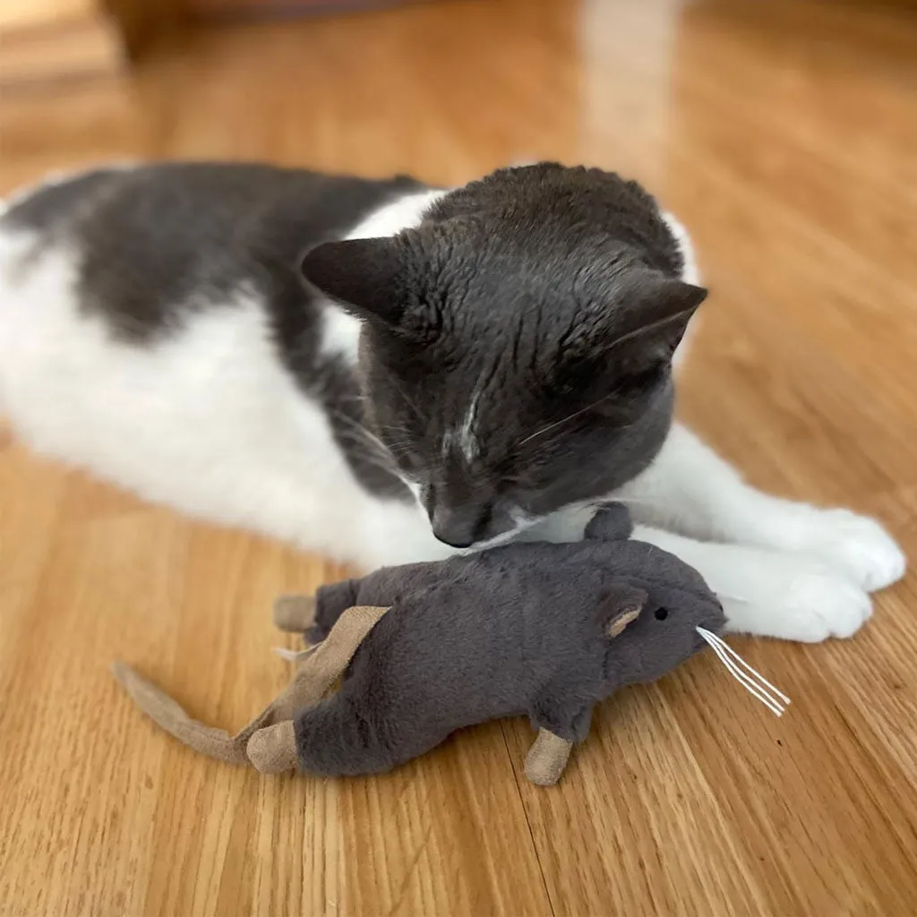 Ethical Pet Spot Big Mouse Bertha Cat Toy, Color Varies, 7-in