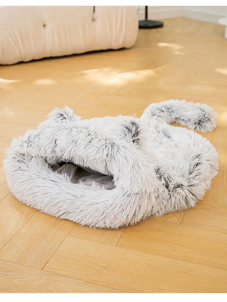 Feli Soft Cat Bed - Cozy, Fur-Free Solution for Your Home
