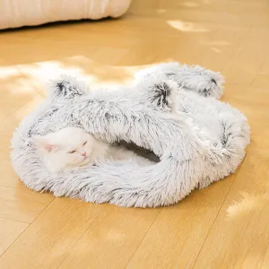 Feli Soft Cat Bed - Cozy, Fur-Free Solution for Your Home