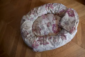 FLORAL DOG BED