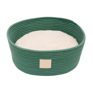 Fuzzyard Life Rope Basket Cat Bed Myrtle Green