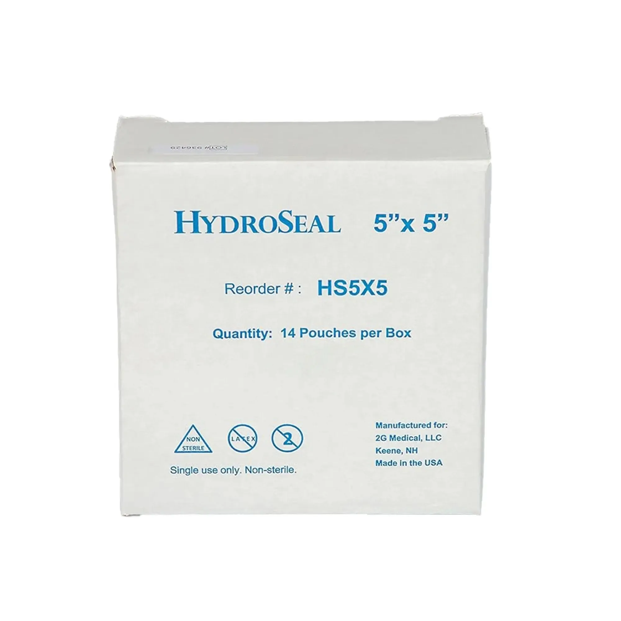 HydroSeal IV Site Barrier Protector, 5 x 5 Inch