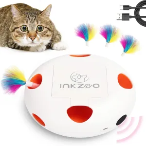 Interactive Cat Toy with Smart Feather, Automatic Standby, and Type-C Charging - Ideal for Indoor Cats