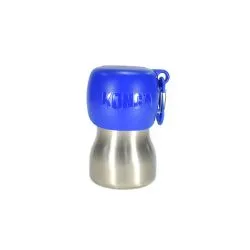 KONG H2O Stainless Steel Bottle for Dogs Blue