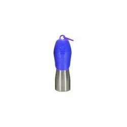 KONG H2O Stainless Steel Bottle for Dogs Blue