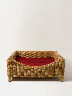 Kway rattan pet bed