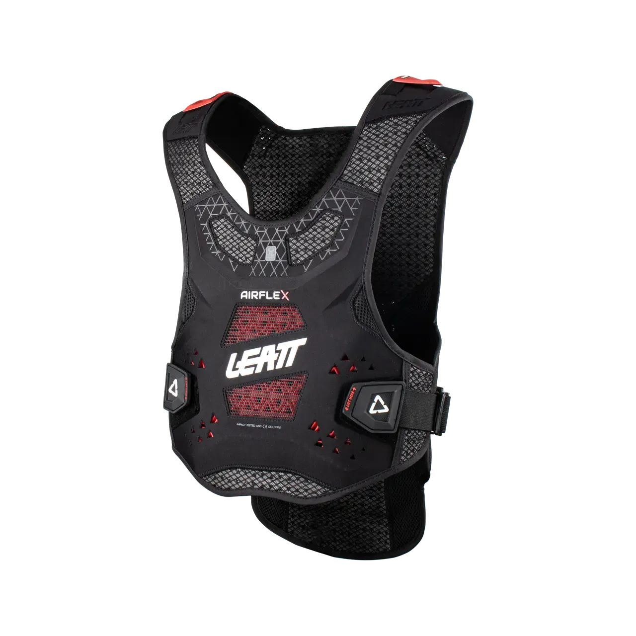 Leatt MX Airflex Chest Protector (Black/Red | S/M/L/XL)