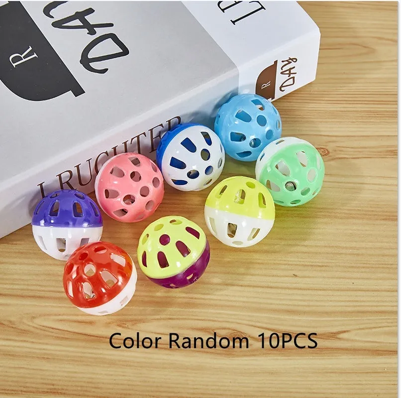 Pet Cat Toy Hollow Out Plastic Bell