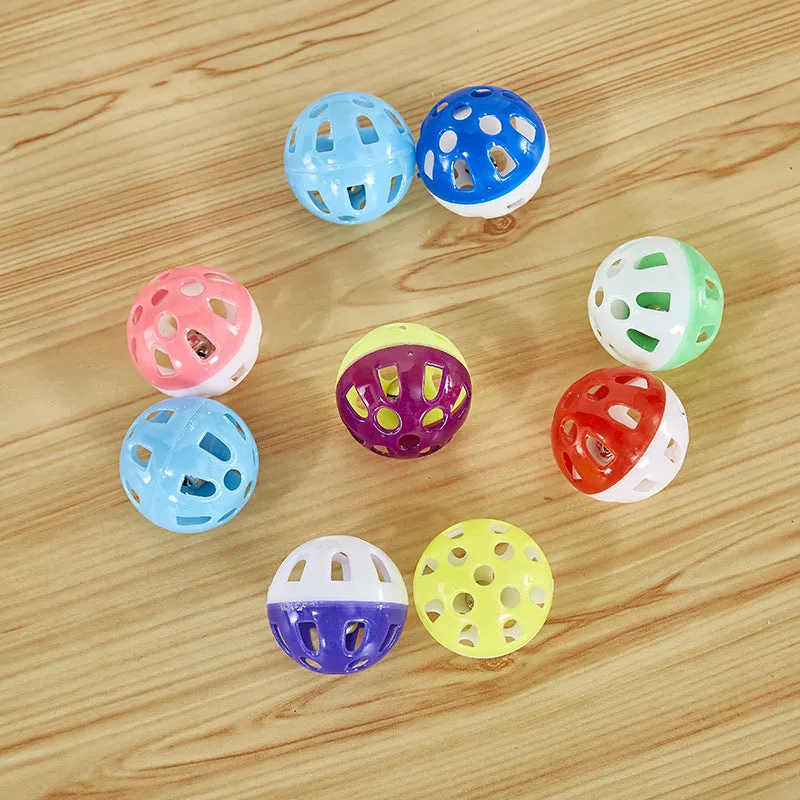 Pet Cat Toy Hollow Out Plastic Bell