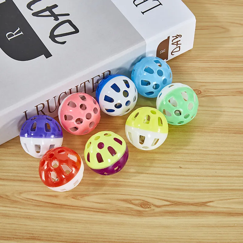 Pet Cat Toy Hollow Out Plastic Bell