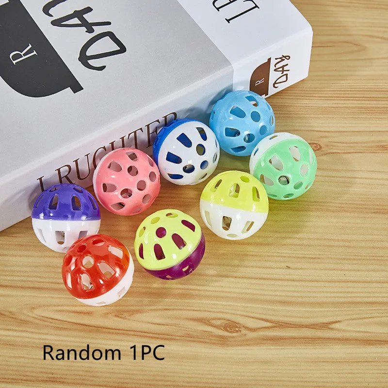 Pet Cat Toy Hollow Out Plastic Bell
