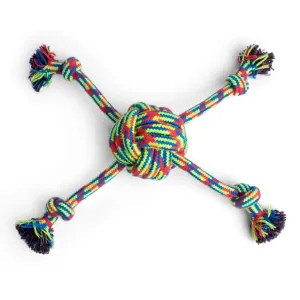 Petface Toyz Woven Quad Rope Ball
