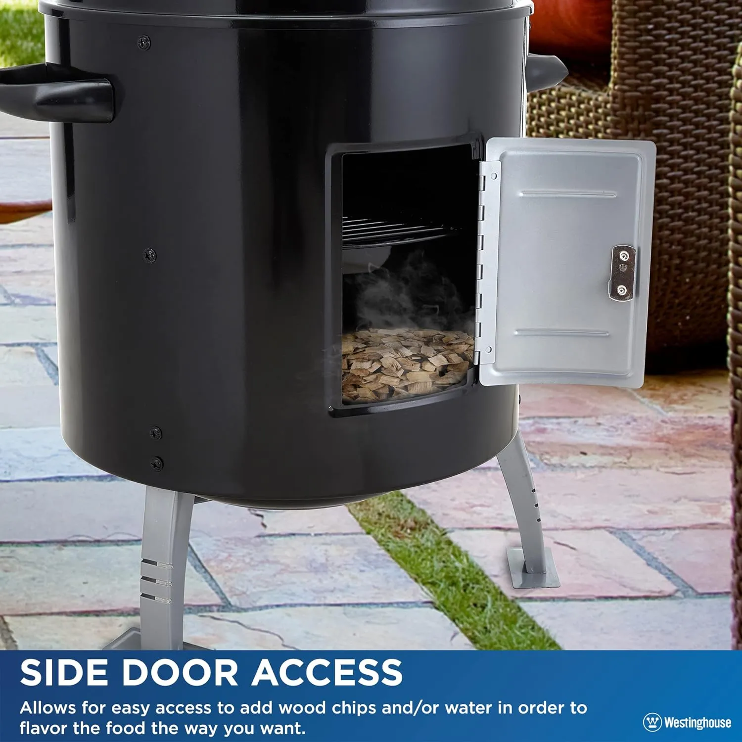 Portable 16-Inch Char Broil Steel Smoker