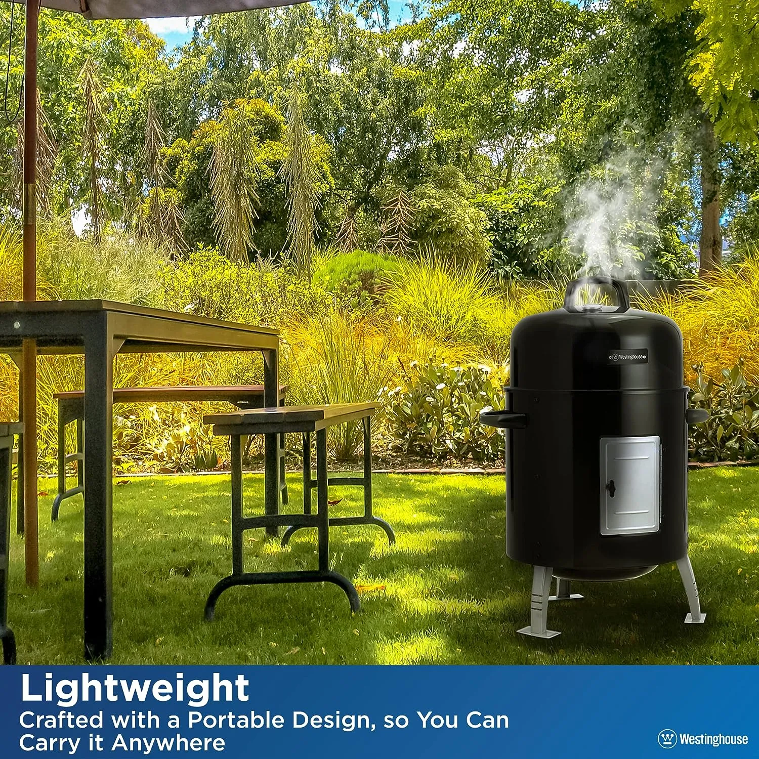 Portable 16-Inch Char Broil Steel Smoker