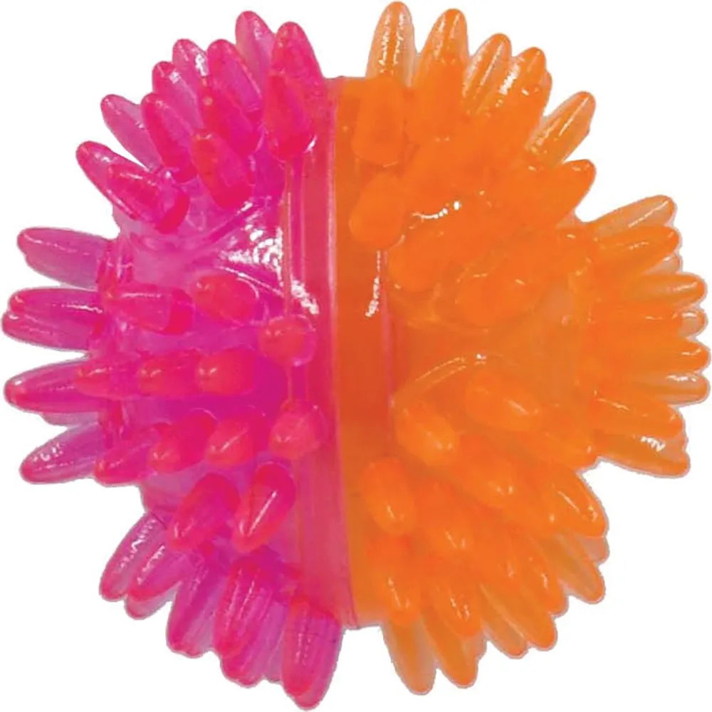 Scream Galaxy Ball Pink Orange Dog Toy