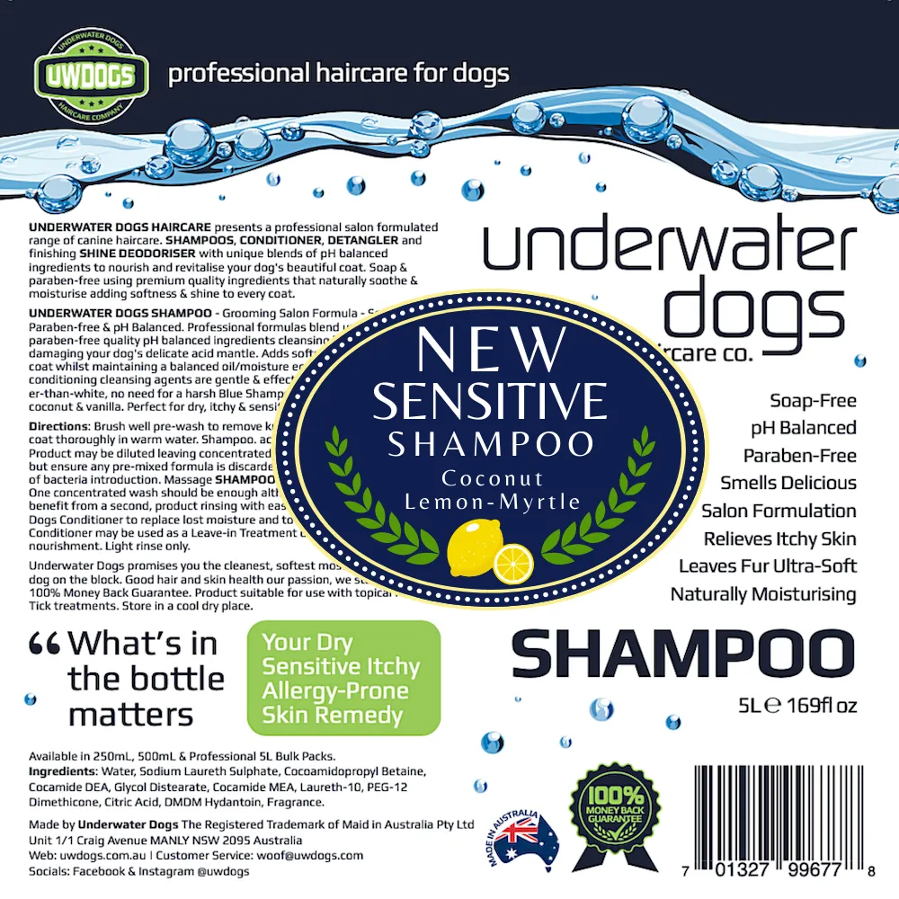 Sensitive Shampoo 5Litre
