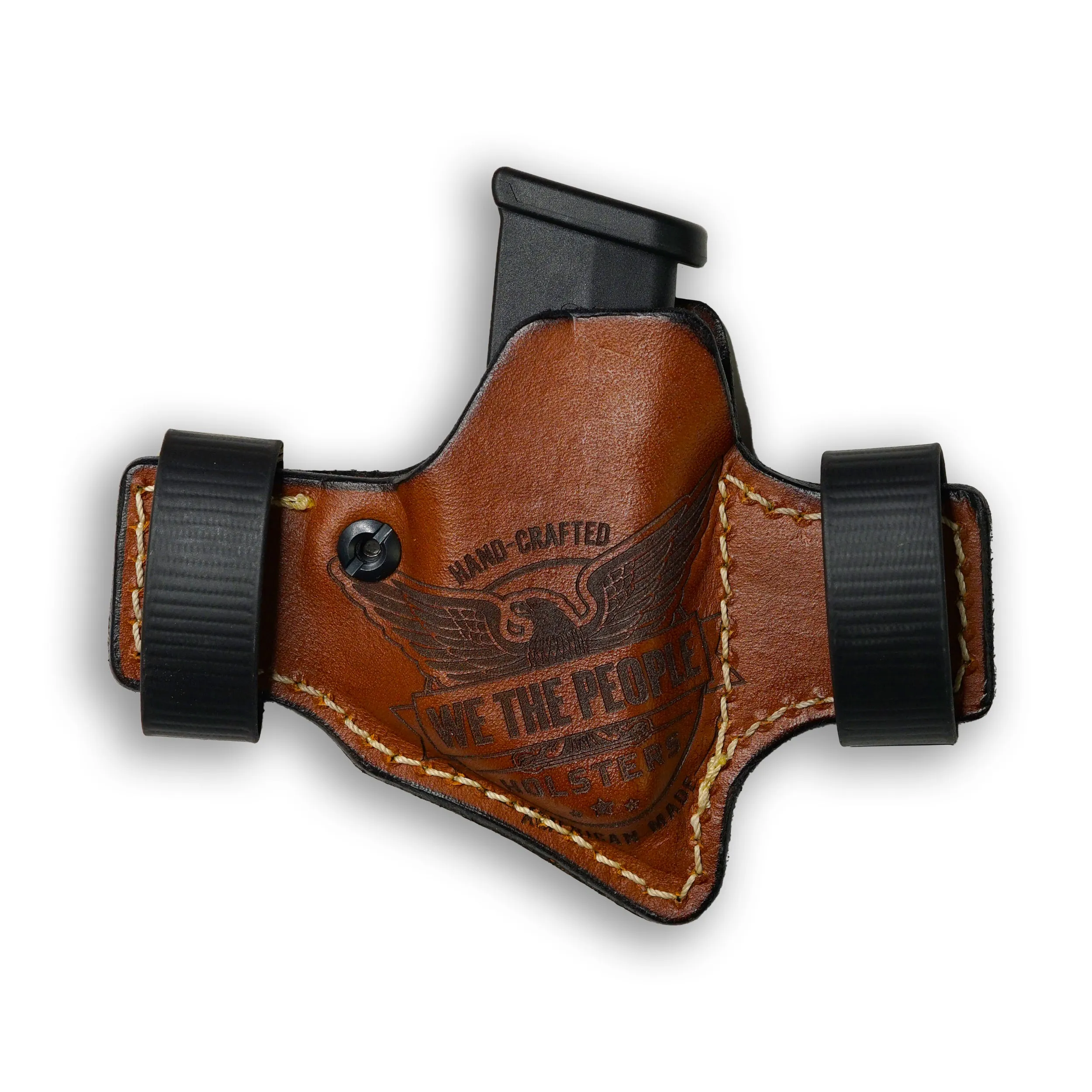 Single Stack Sub Compact 9MM/.40 Independence Leather OWB Magazine Carrier / Holster
