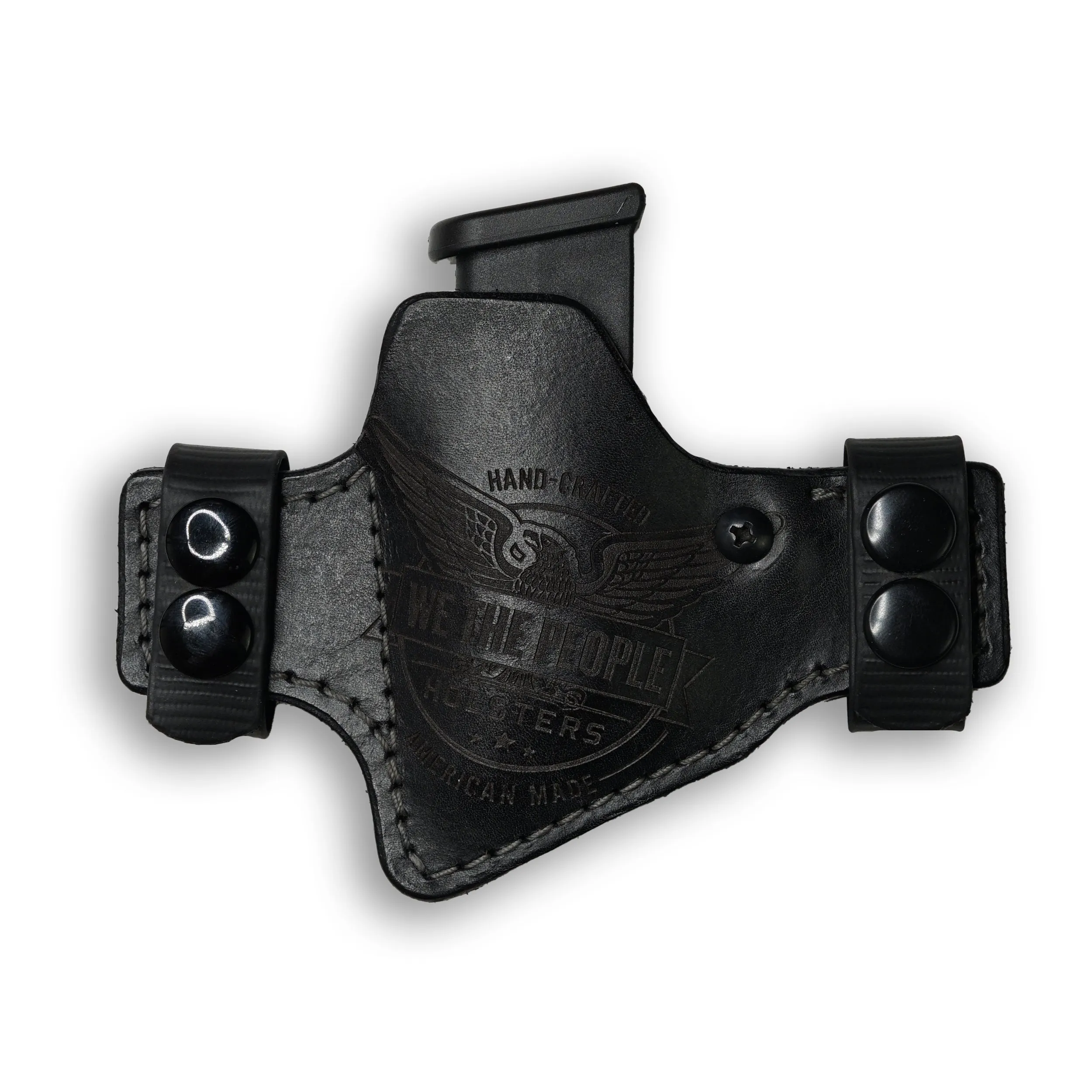 Single Stack Sub Compact 9MM/.40 Independence Leather OWB Magazine Carrier / Holster