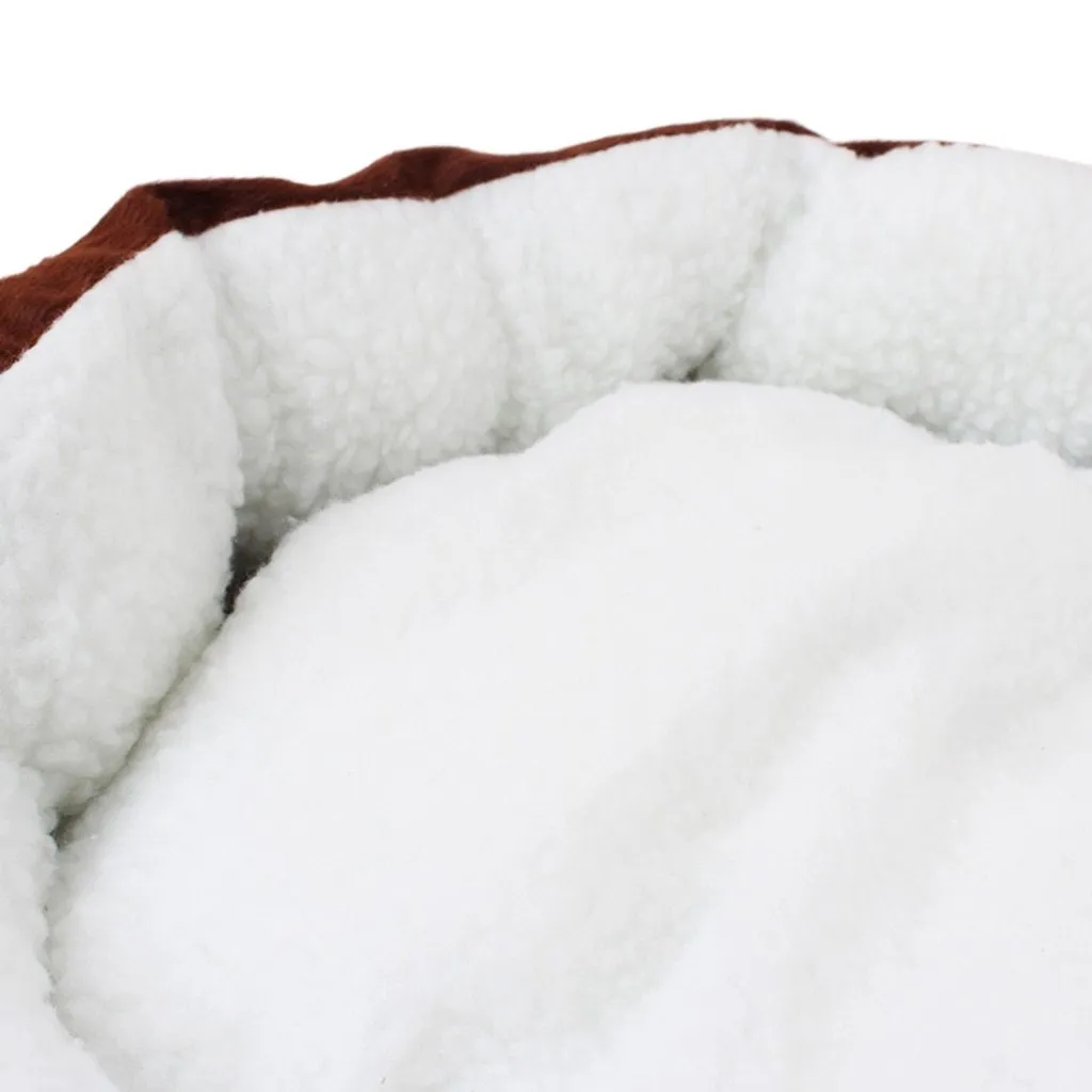 Small Comfy Washable Round Dog Bed