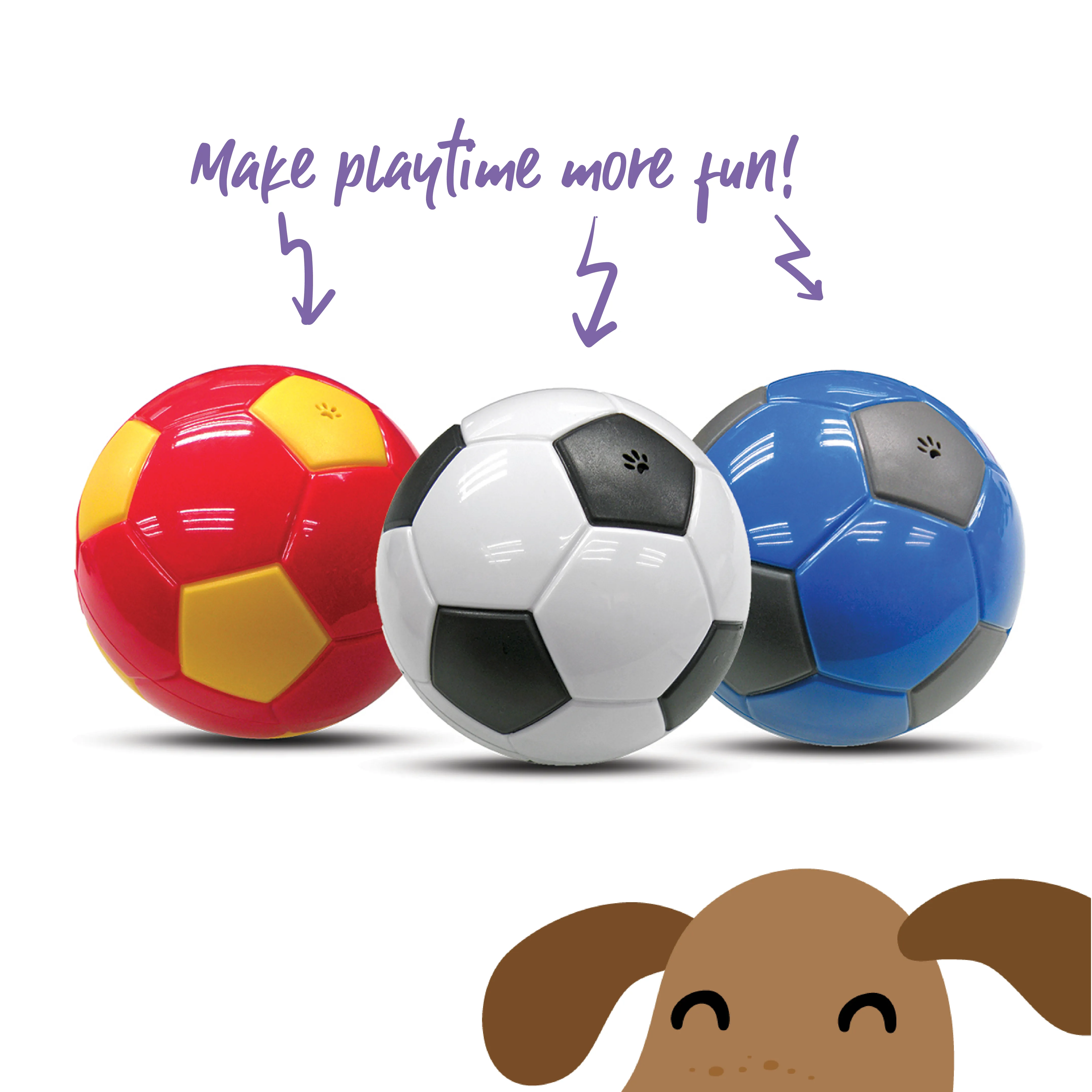 Soccer Treat Dog Ball