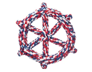 Wheel 7" - Patriotic Rope Dog Toy